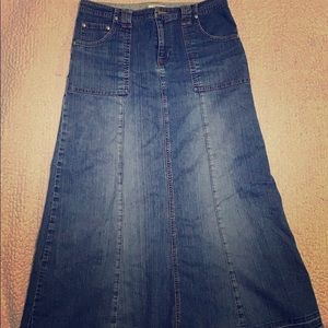 Cato Long Jean Skirt size 10
